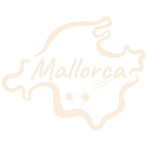 Illustration Mallorca mit Schriftzug – Jeep Safari Erlebnis auf Mallorca